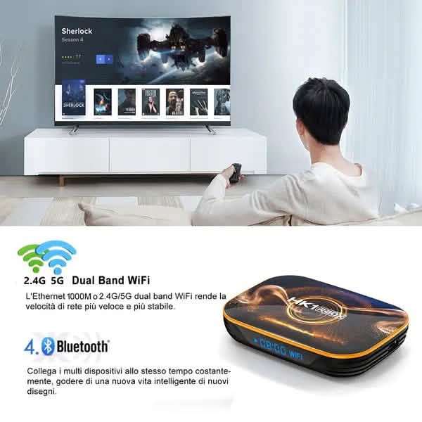 Boîtier Smart TV WiFi