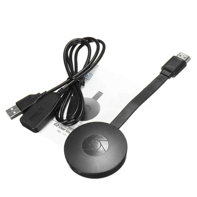 Clé WiFi sans fil TV Stick Compatible HDMI HD 1080P Clé d'affichage sans fil WiFi Récepteur pour diffusion de téléphones portables vers la télévision