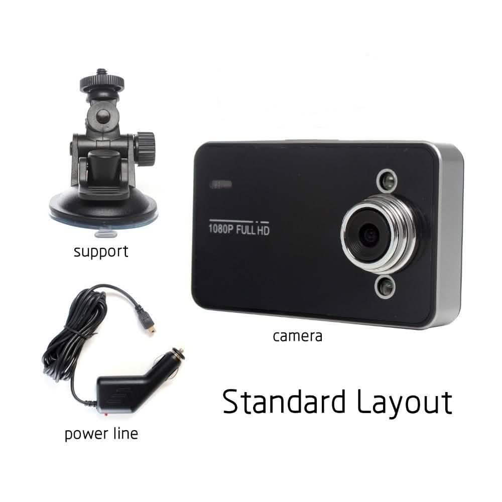 Enregistreur vidéo grand angle 1080p pour montage sur pare-brise