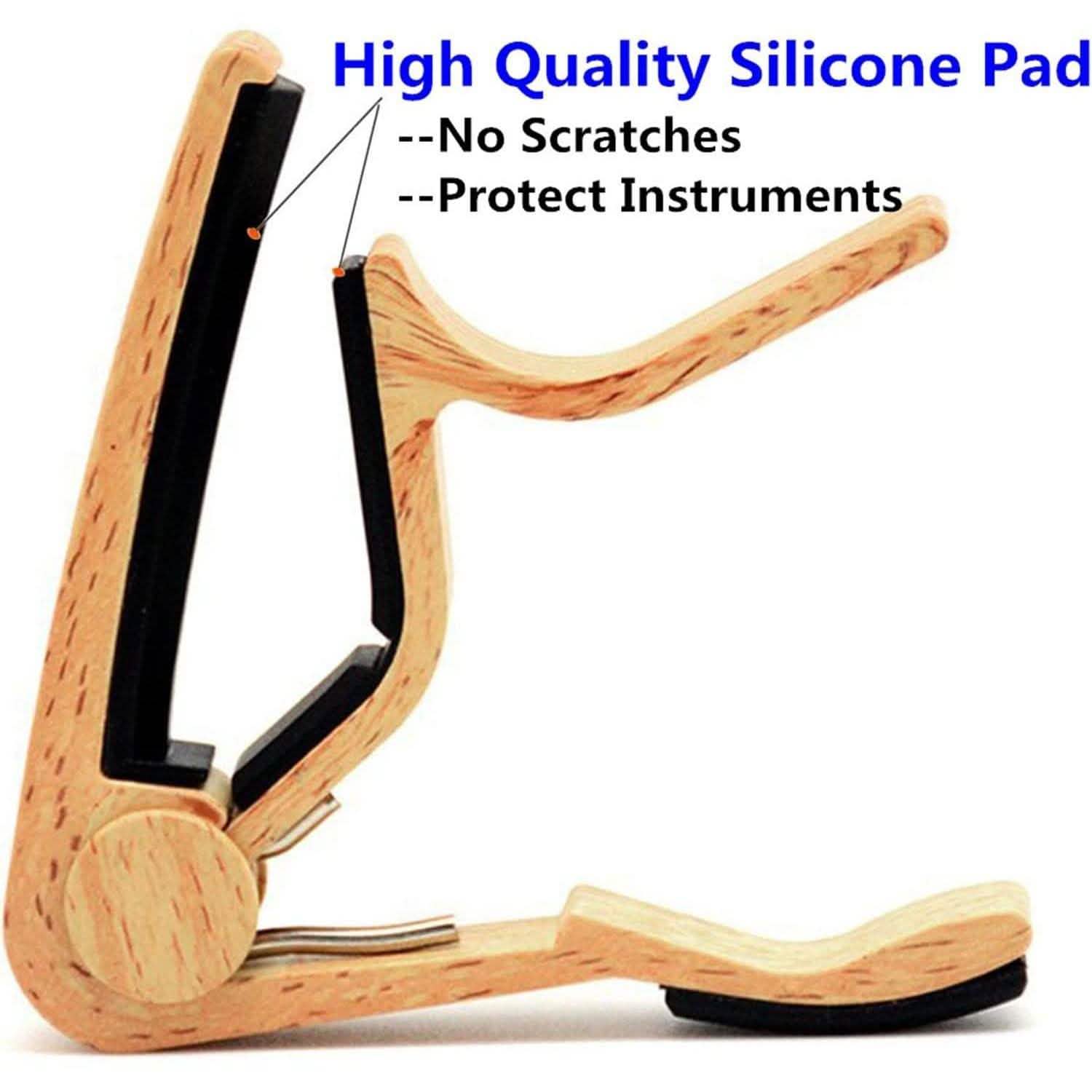 Capodastre à Changement Rapide WINGO pour Guitares Acoustiques et Électriques 6 Cordes