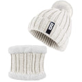 Ensemble bonnet écharpe d'hiver pour femmes