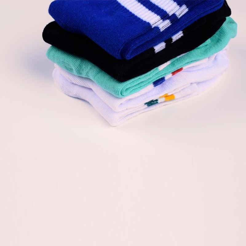 Chaussettes en coton confortables d'hiver, élégantes et décontractées, blanches, respirantes, courtes, mélange élastique, chaudes, résistantes à l'usure, thermiques, pour hommes et femmes