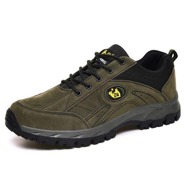 Chaussures de randonnée d'hiver pour couple, chaudes pour hommes, légères, antidérapantes, basses, pour la marche, le trekking, l'escalade et la course par temps froid.