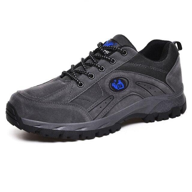 Chaussures de randonnée d'hiver pour couple, chaudes pour hommes, légères, antidérapantes, basses, pour la marche, le trekking, l'escalade et la course par temps froid.
