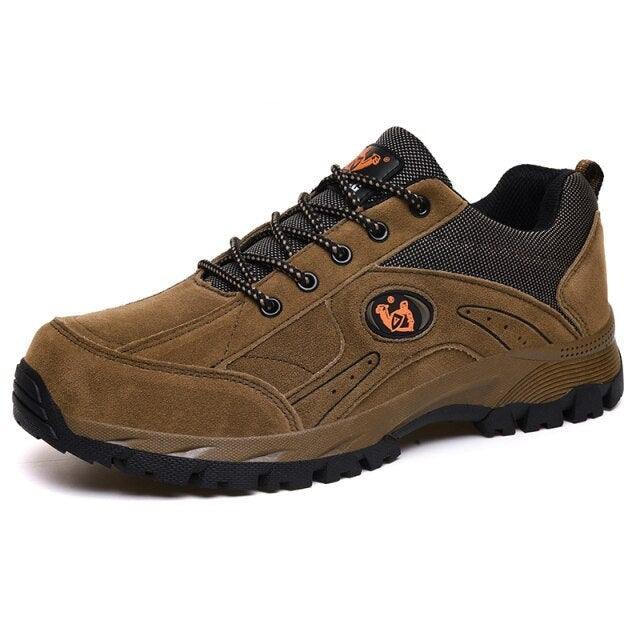 Chaussures de randonnée d'hiver pour couple, chaudes pour hommes, légères, antidérapantes, basses, pour la marche, le trekking, l'escalade et la course par temps froid.