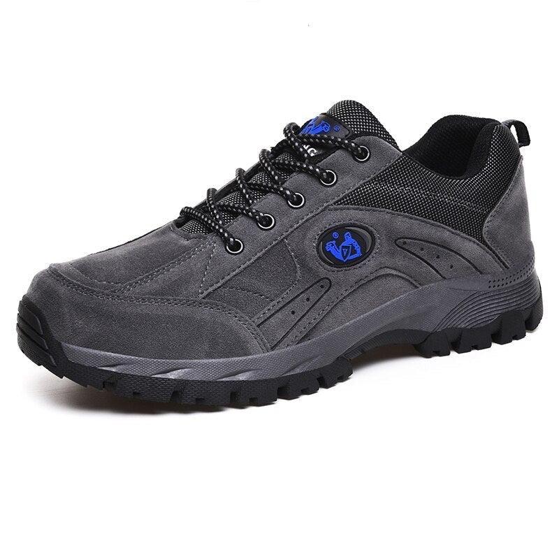 Chaussures de randonnée d'hiver pour couple, chaudes pour hommes, légères, antidérapantes, basses, pour la marche, le trekking, l'escalade et la course par temps froid.