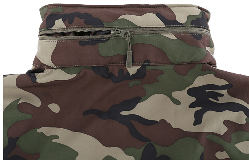 Veste polaire d'hiver pour hommes, imperméable et douce, camouflage, manteau tactique de randonnée, veste uniforme polaire thermique pour hommes, vêtements décontractés, escalade, veste chaude, entraînement, coupe-vent d'extérieur.
