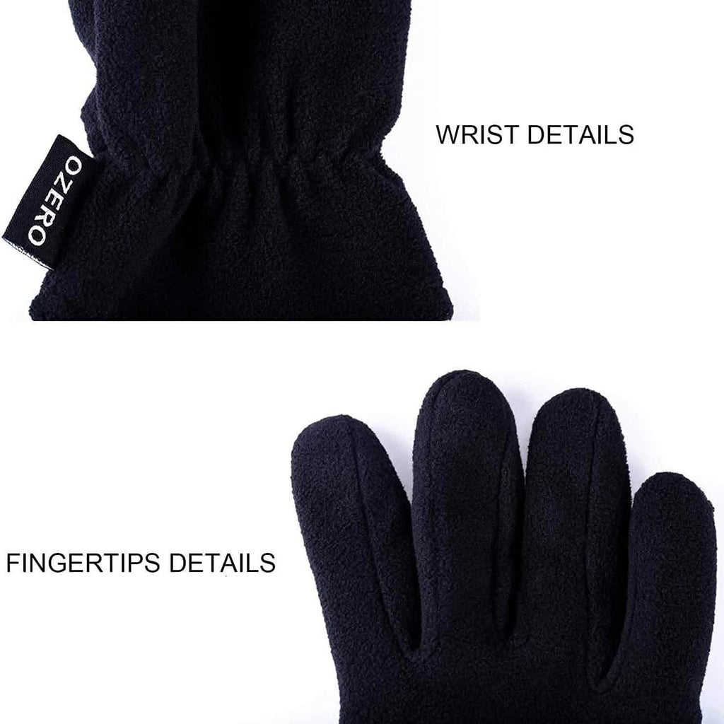 Gants d'hiver en peau de daim paume en cuir suédé -20°F gants de travail anti-froid
