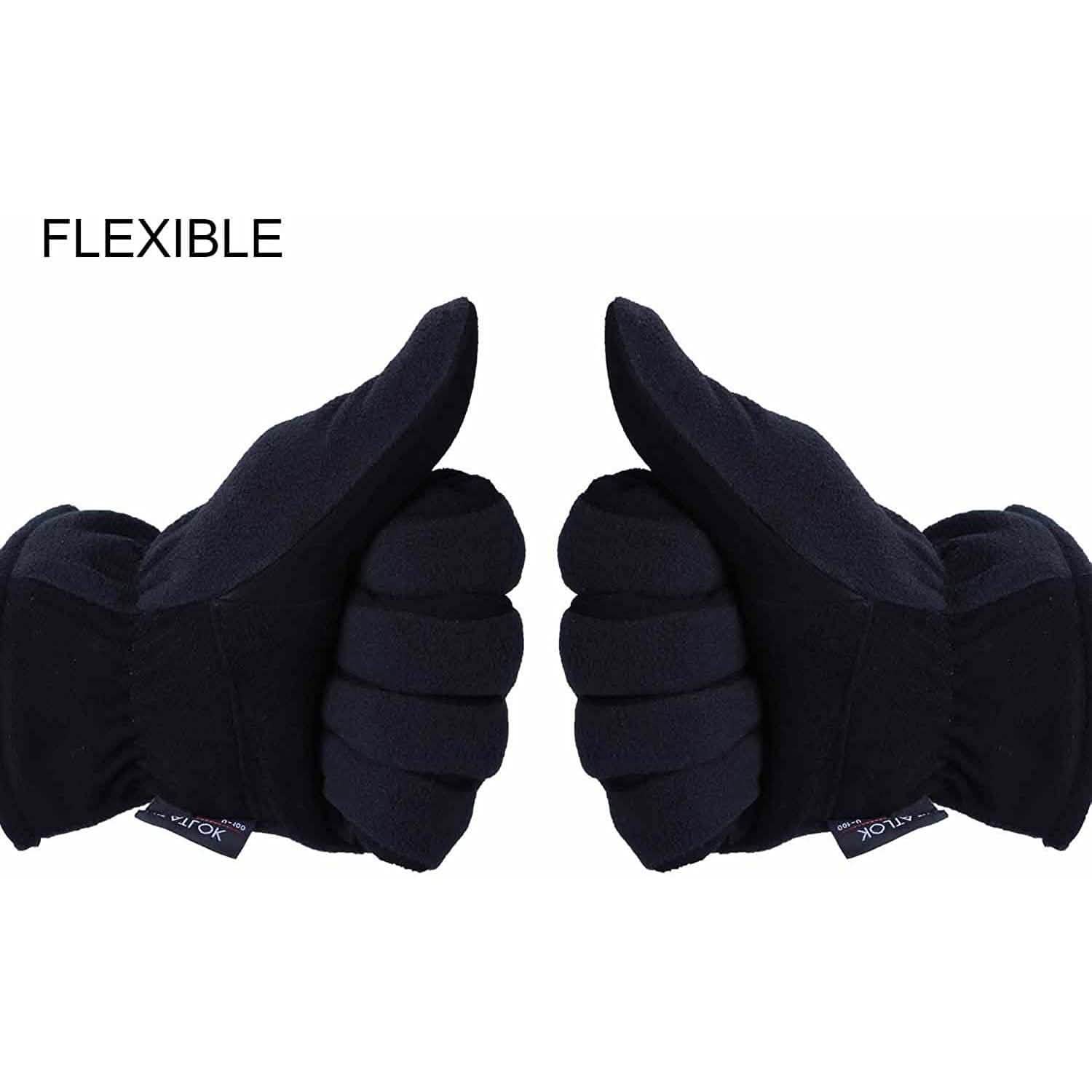 Gants d'hiver en peau de daim paume en cuir suédé -20°F gants de travail anti-froid