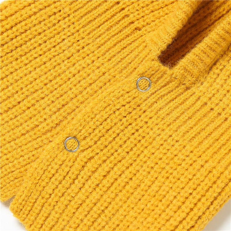 Bonnet d'hiver Skullies Bonnets Chapeaux Hommes Femmes Écharpe Chaude Respirante Capuche Tricotée Casquettes Cagoule Masque Gorras Bonnet Tricoté Capuche Visage Cache-col à Cordon Doux Cagoule Pull Bonnet Tricoté pour Adultes Hommes Femmes Bonnets de Ski