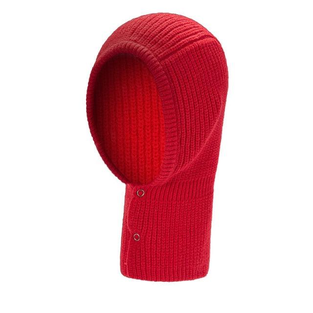 Bonnet d'hiver Skullies Bonnets Chapeaux Hommes Femmes Écharpe Chaude Respirante Capuche Tricotée Casquettes Cagoule Masque Gorras Bonnet Tricoté Capuche Visage Cache-col à Cordon Doux Cagoule Pull Bonnet Tricoté pour Adultes Hommes Femmes Bonnets de Ski