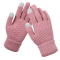 Gants d'hiver tricotés compatibles avec les écrans tactiles