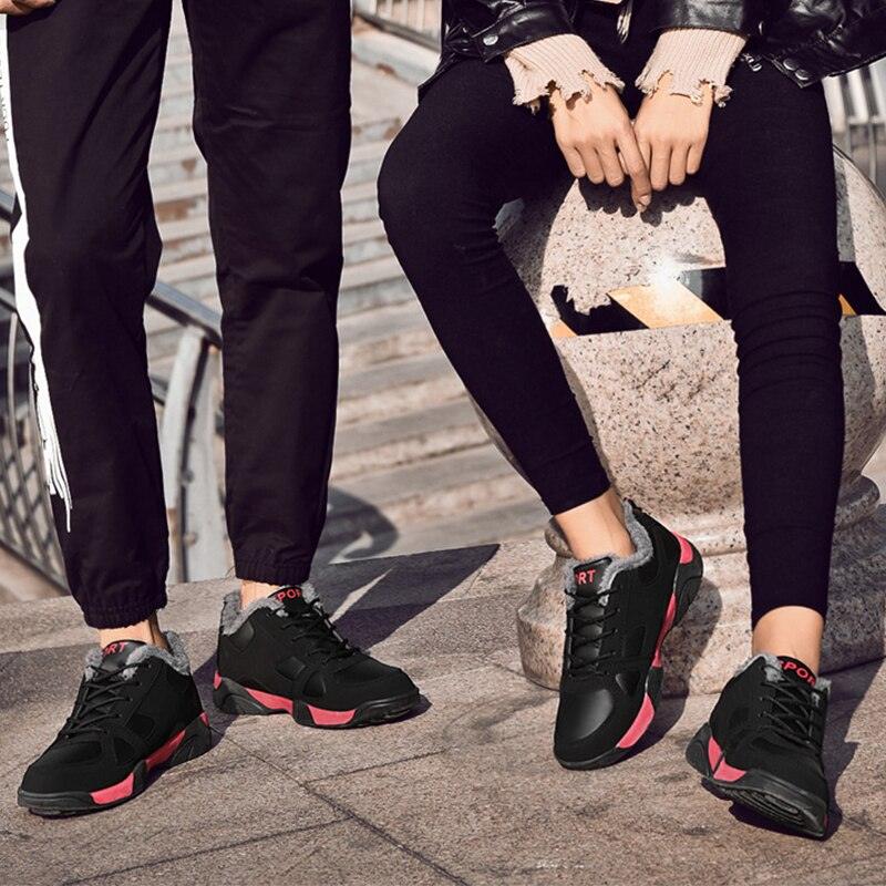 Baskets en cuir d'hiver imperméables et chaudes pour hommes Chaussures de travail décontractées pour hommes Baskets de marche classiques, légères, souples et modernes en cuir à lacets antidérapantes pour l'automne