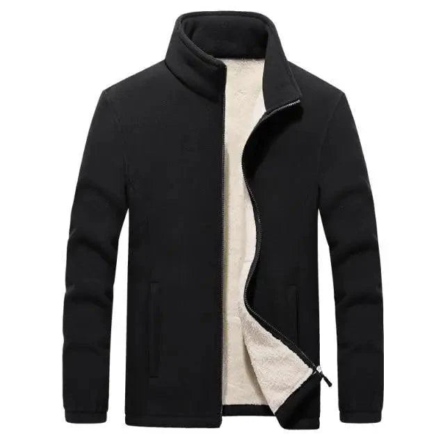Vestes d'hiver pour hommes Vestes épaisses en polaire Hommes Vestes Hommes Unies Décontractées Manteaux Vêtements Vestes en polaire épaisses pour hommes Nouvelle veste tendance au design unique et simple pour hommes Vêtements de mode élégants pour hommes