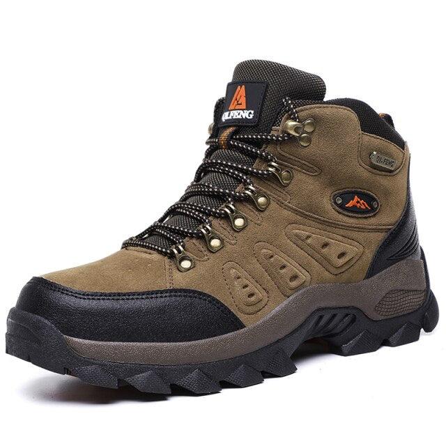 Bottes d'hiver chaudes et douces pour hommes, confortables et antidérapantes, pour la randonnée et la marche, bottes de neige de sport d'extérieur pour hommes, imperméables et légères, bottines chaudes et confortables pour la randonnée décontractée.