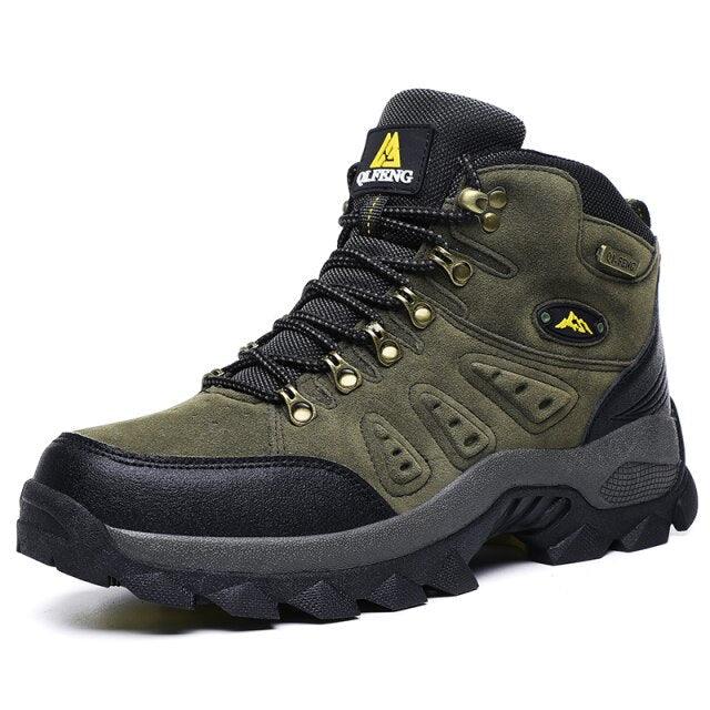 Bottes d'hiver chaudes et douces pour hommes, confortables et antidérapantes, pour la randonnée et la marche, bottes de neige de sport d'extérieur pour hommes, imperméables et légères, bottines chaudes et confortables pour la randonnée décontractée.