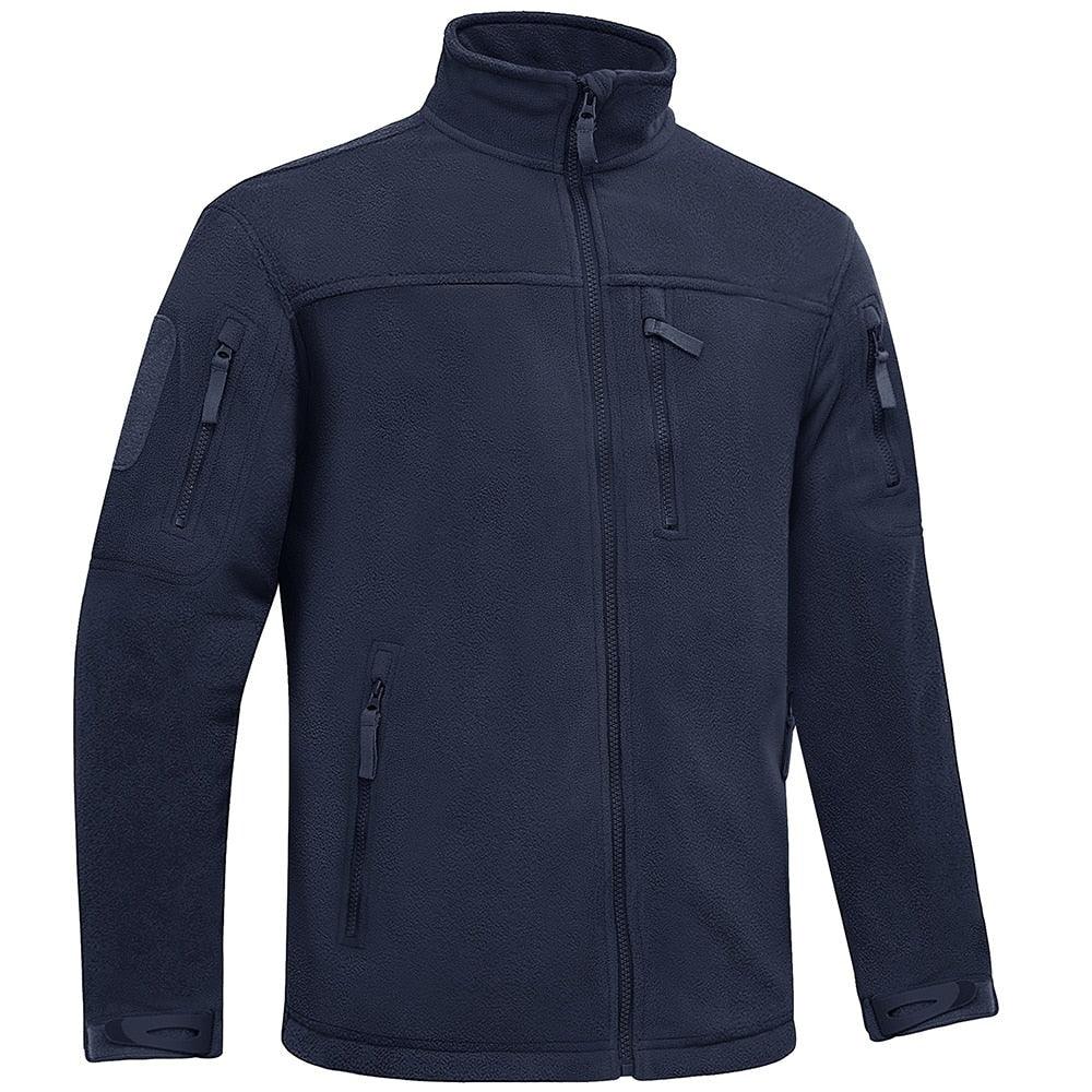 Veste tactique en polaire d'hiver pour homme, design unique, veste de travail thermique d'hiver pour homme, manteaux de sécurité chauds thermiques pour la pêche et le travail, manteau polaire doux d'hiver avec plusieurs poches