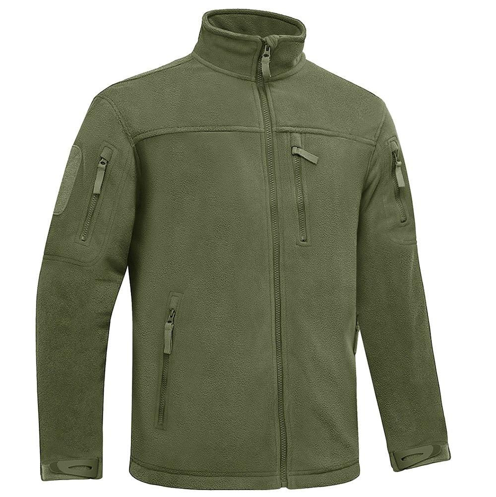 Veste tactique en polaire d'hiver pour homme, design unique, veste de travail thermique d'hiver pour homme, manteaux de sécurité chauds thermiques pour la pêche et le travail, manteau polaire doux d'hiver avec plusieurs poches