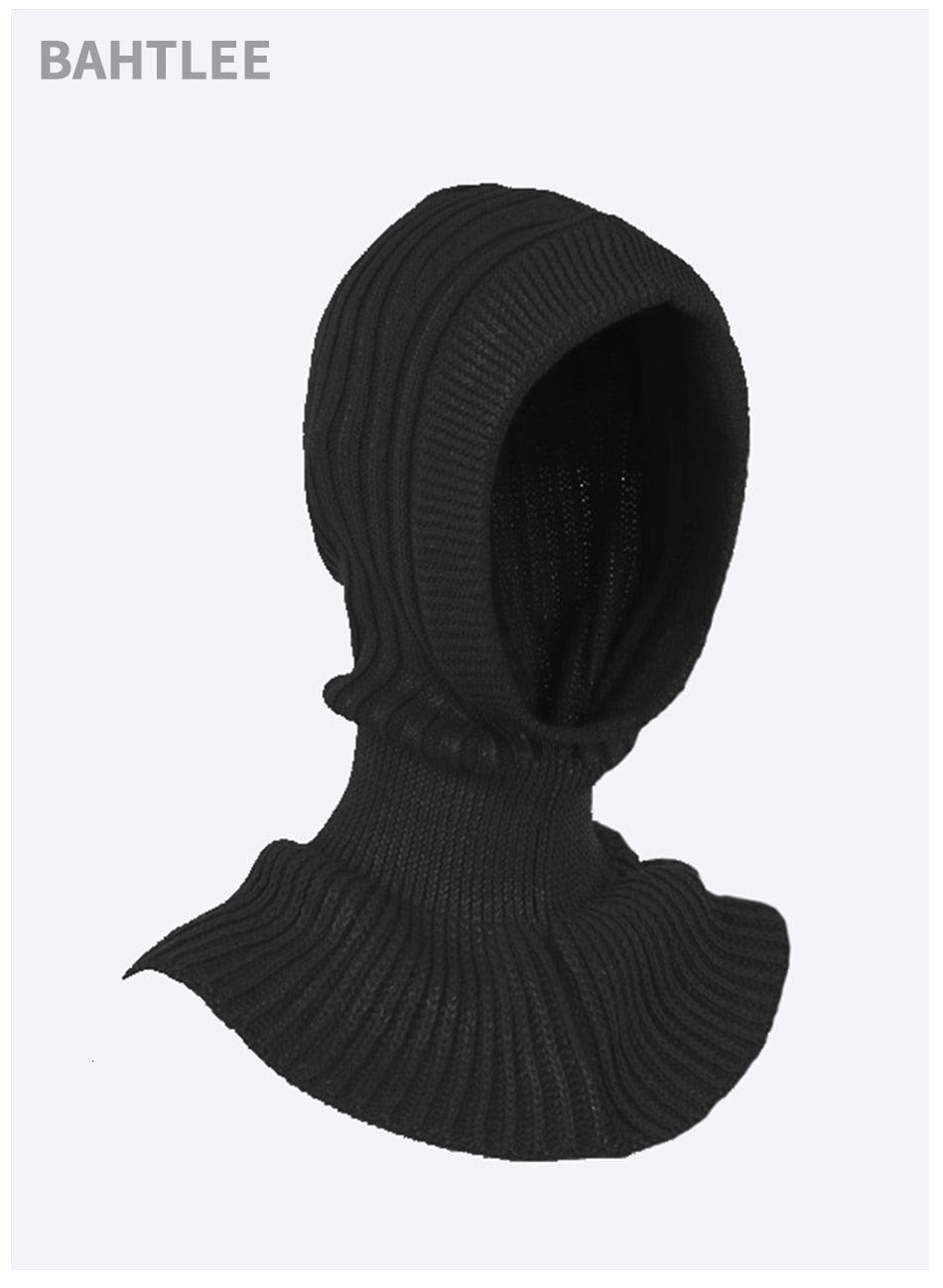 Cagoule d'hiver tricotée en laine pour femme, écharpe, cache-cou, masque de moto d'hiver, masque facial de moto chaud thermique en tricot, masque de ski chaud coupe-vent pour le cyclisme, la chasse, la pêche, le airsoft tactique