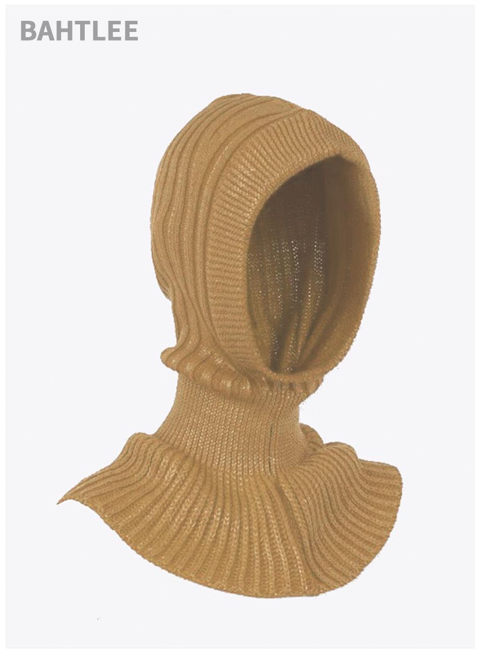 Cagoule d'hiver tricotée en laine pour femme, écharpe, cache-cou, masque de moto d'hiver, masque facial de moto chaud thermique en tricot, masque de ski chaud coupe-vent pour le cyclisme, la chasse, la pêche, le airsoft tactique