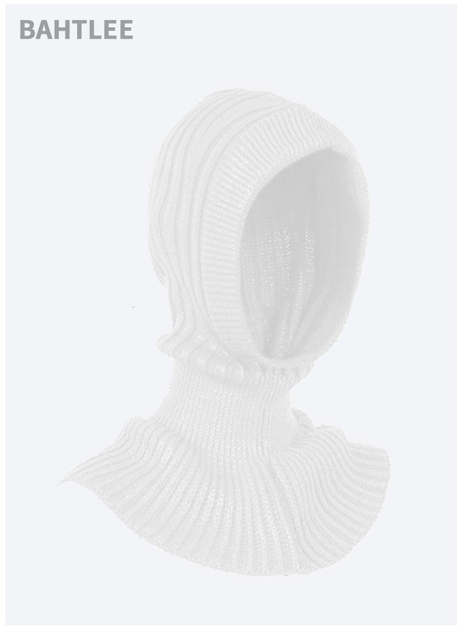 Cagoule d'hiver tricotée en laine pour femme, écharpe, cache-cou, masque de moto d'hiver, masque facial de moto chaud thermique en tricot, masque de ski chaud coupe-vent pour le cyclisme, la chasse, la pêche, le airsoft tactique