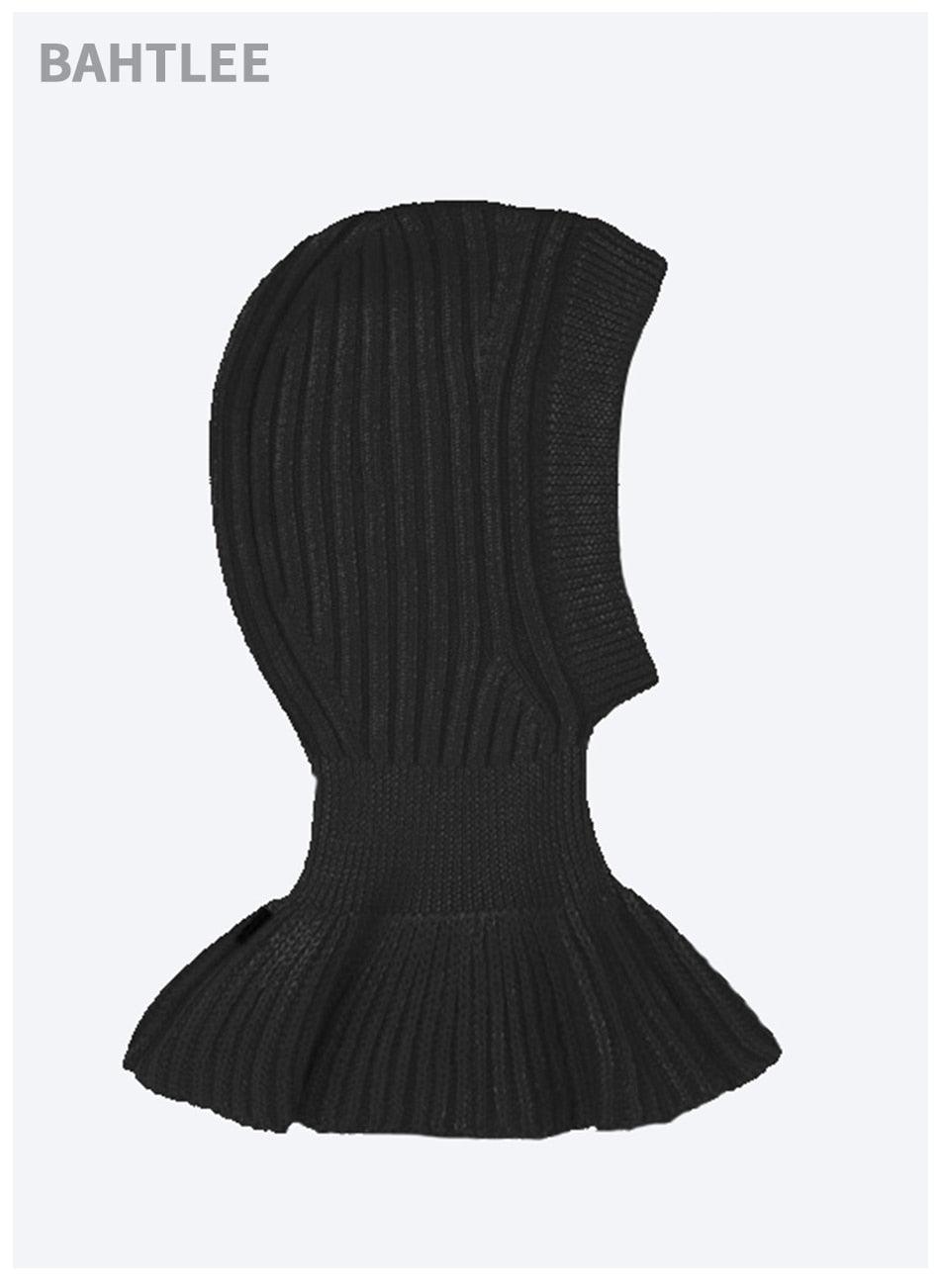Cagoule d'hiver tricotée en laine pour femme, écharpe, cache-cou, masque de moto d'hiver, masque facial de moto chaud thermique en tricot, masque de ski chaud coupe-vent pour le cyclisme, la chasse, la pêche, le airsoft tactique