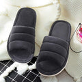Pantoufles d'hiver femme Chaussons d'intérieur doux Tongs Peluche Chaude Sandales d'hôtel Antidérapantes Chambre Mousse à mémoire de forme Confortables Chaussons à enfiler avec semelle antidérapante