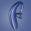 Écouteurs Bluetooth sans fil à crochet d'oreille, casque Bluetooth 5.0 pour le bureau, écouteur intra-auriculaire stéréo simple avec micro, casque HiFi mono-auriculaire, autonomie très longue, réduction du bruit, compatible avec les smartphones