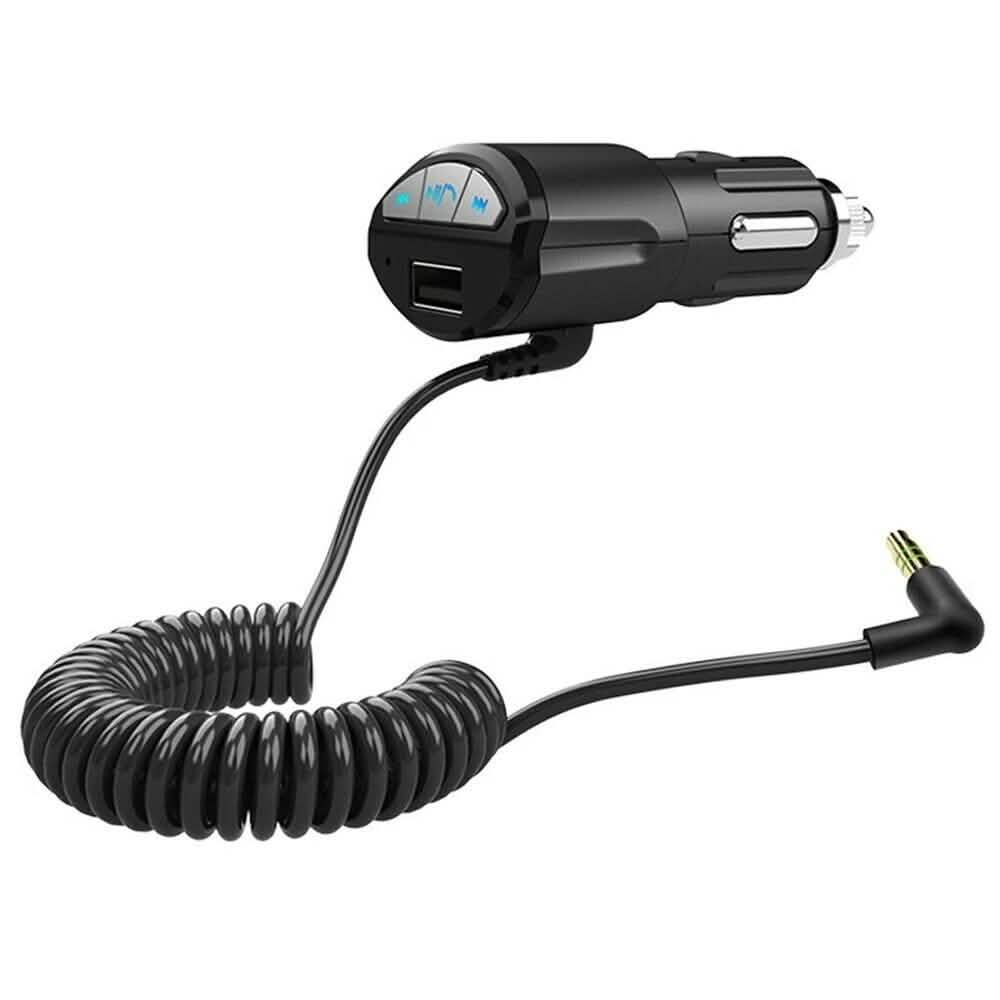Adaptateur récepteur audio Bluetooth sans fil pour port audio AUX de voiture ou casque