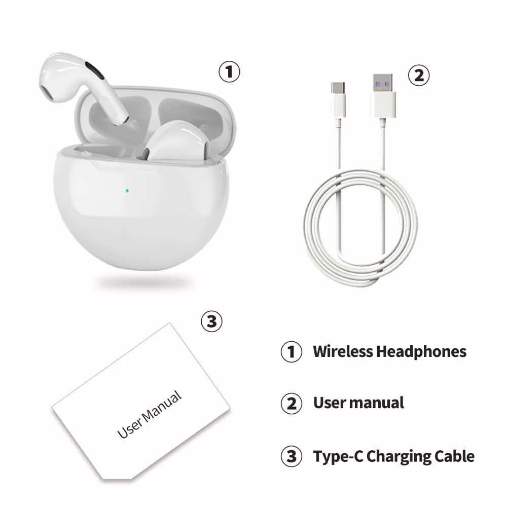 Écouteurs Bluetooth sans fil avec étui de recharge