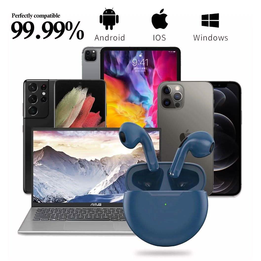 Écouteurs Bluetooth sans fil avec étui de recharge