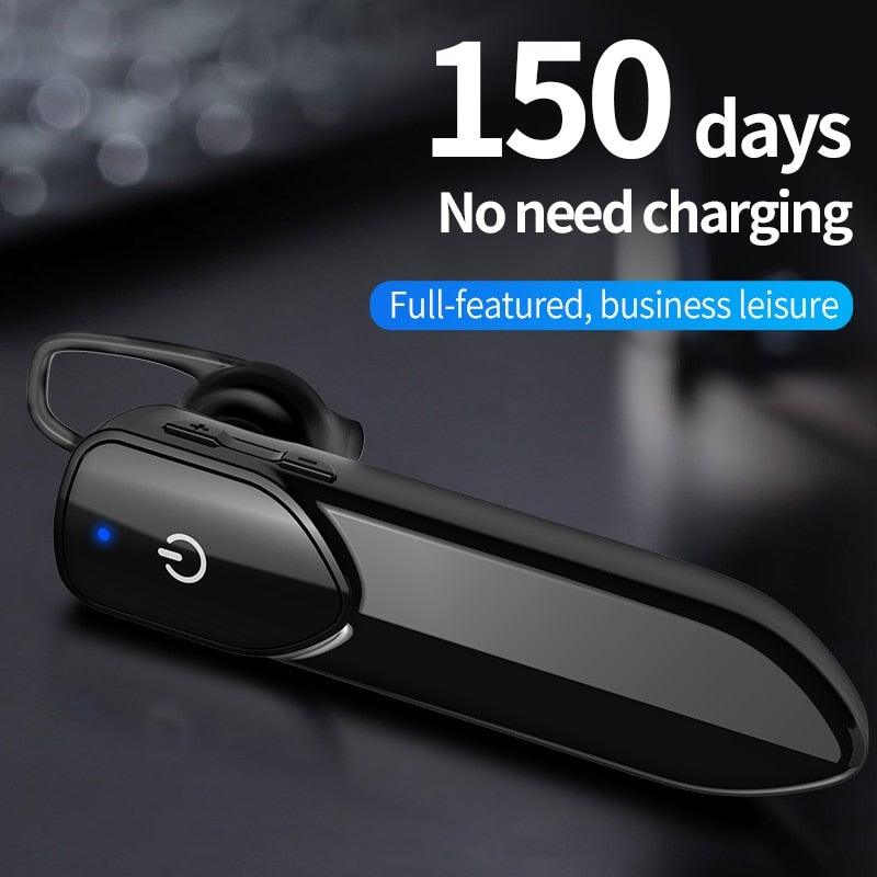Écouteurs Bluetooth sans fil, mains libres, longue veille, V5.0, étanches, pour le sport, avec microphone pour la conduite