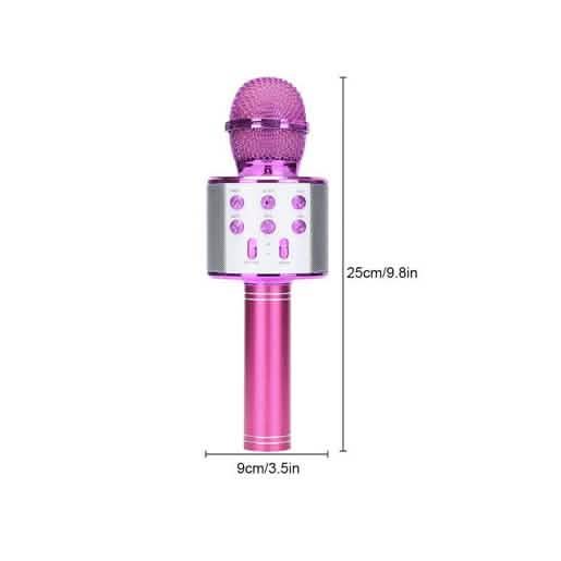 Microphone karaoké sans fil Bluetooth