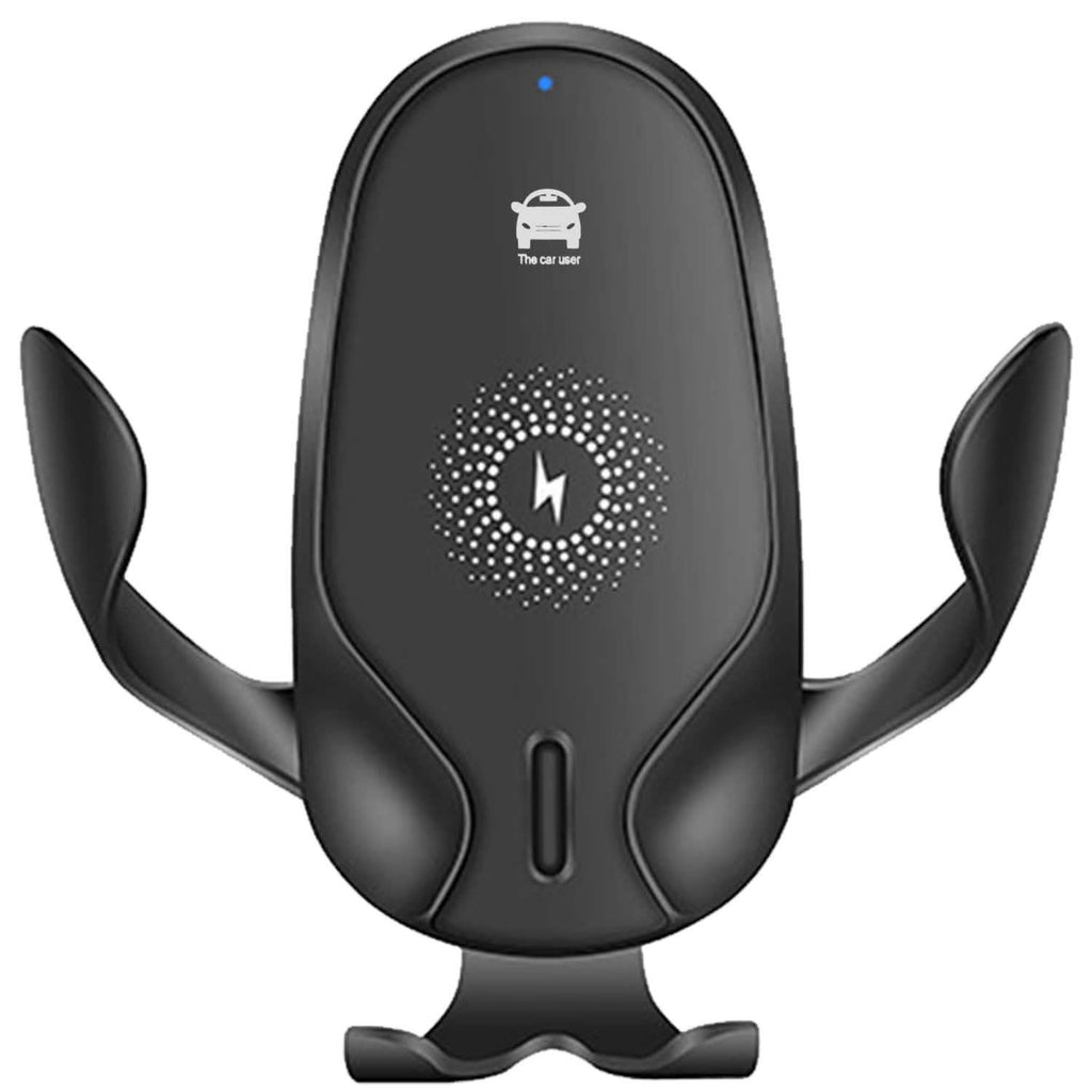 Chargeur de voiture sans fil 15W Qi Charge rapide Support de voiture