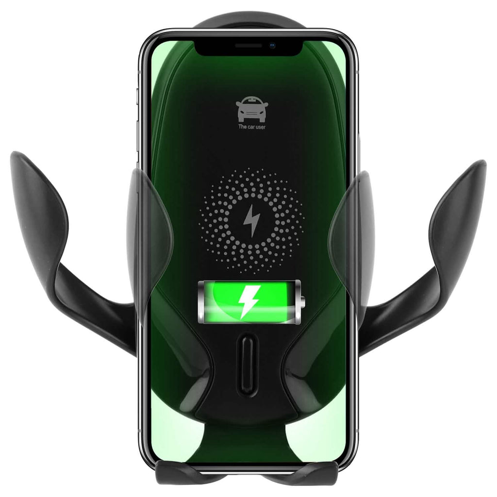 Chargeur de voiture sans fil 15W Qi Charge rapide Support de voiture