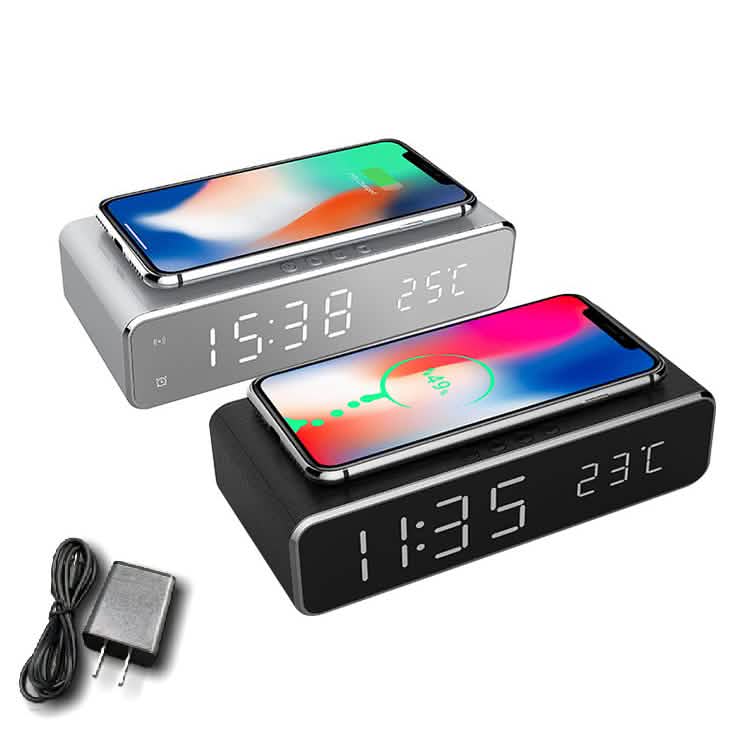 Réveil numérique avec recharge sans fil