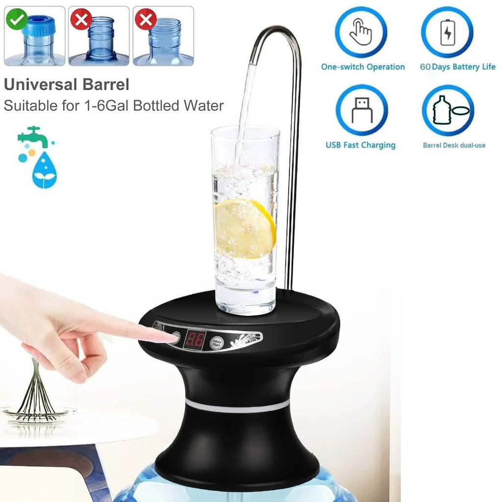 Distributeur de pompe à eau potable électrique sans fil