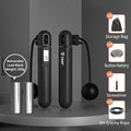 Corde à Sauter Électronique sans Fil avec Compteur, Vitesse Réglable, Poignée Souple Antidérapante, Compteur de Calories, Corde à Sauter Numérique Ajustable pour Entraînement en Intérieur et Fitness