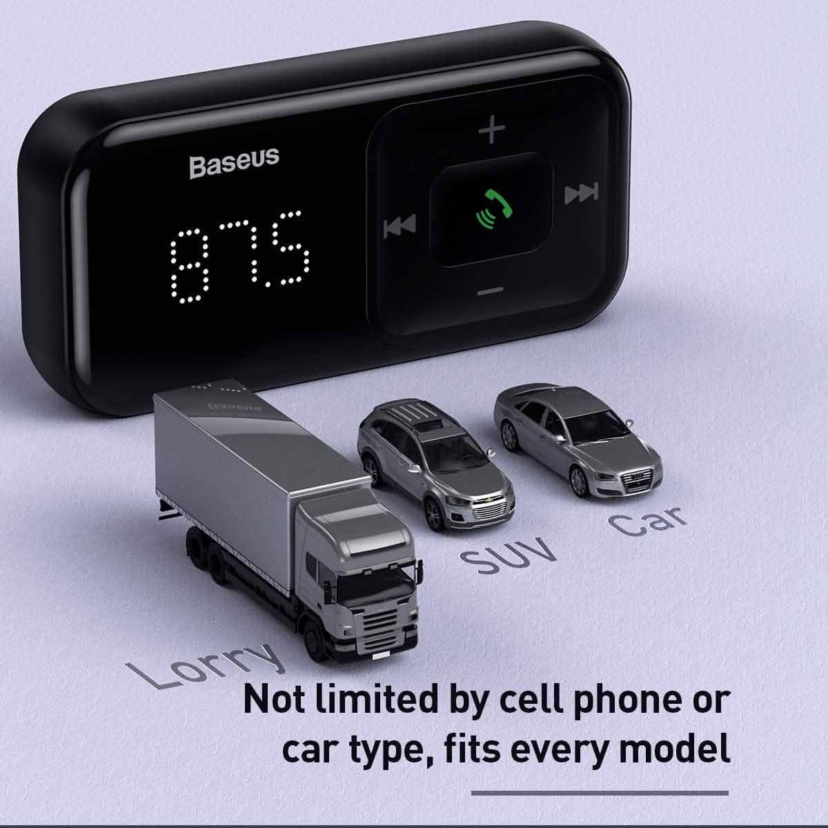 Kit Voiture Adaptateur Émetteur Radio FM Sans Fil