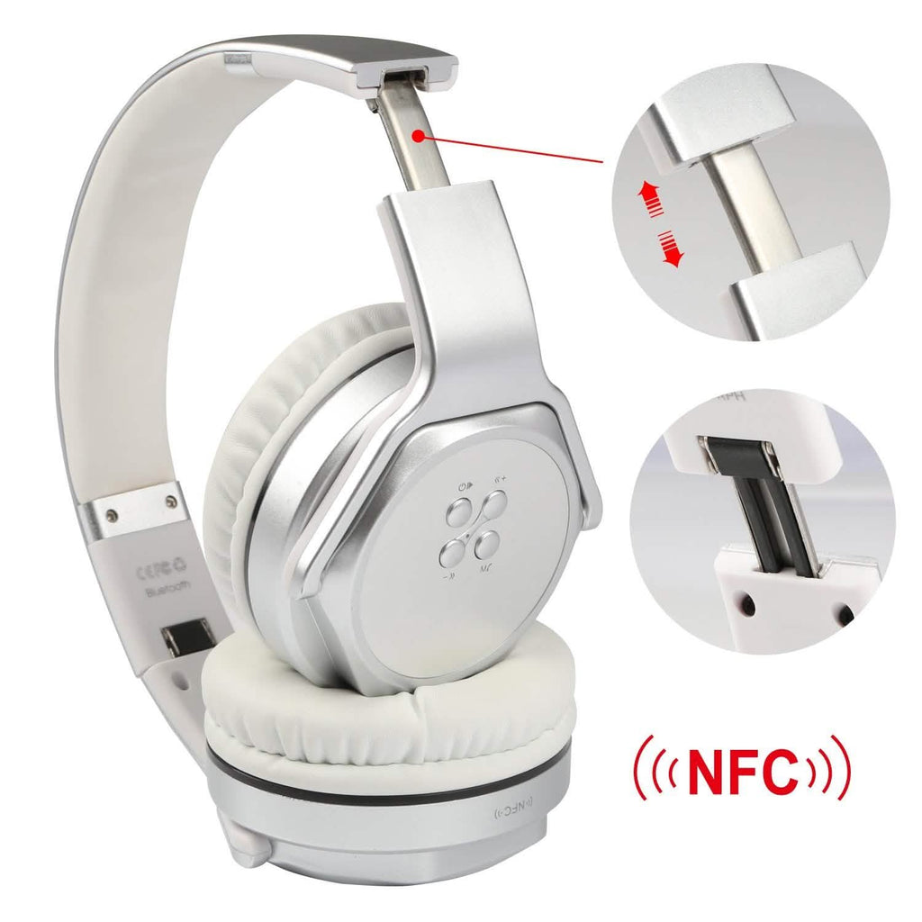 Casque pliable sans fil avec haut-parleur intégré