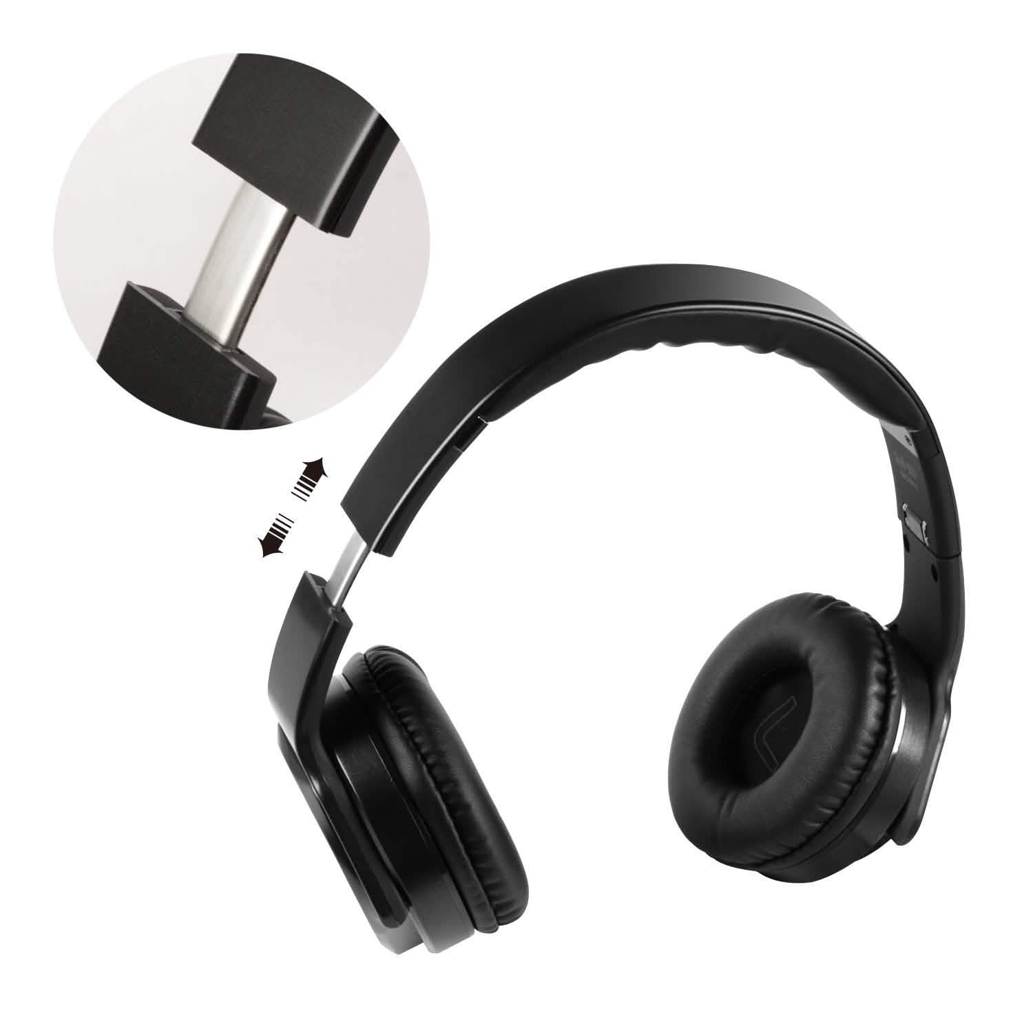 Casque pliable sans fil avec haut-parleur intégré