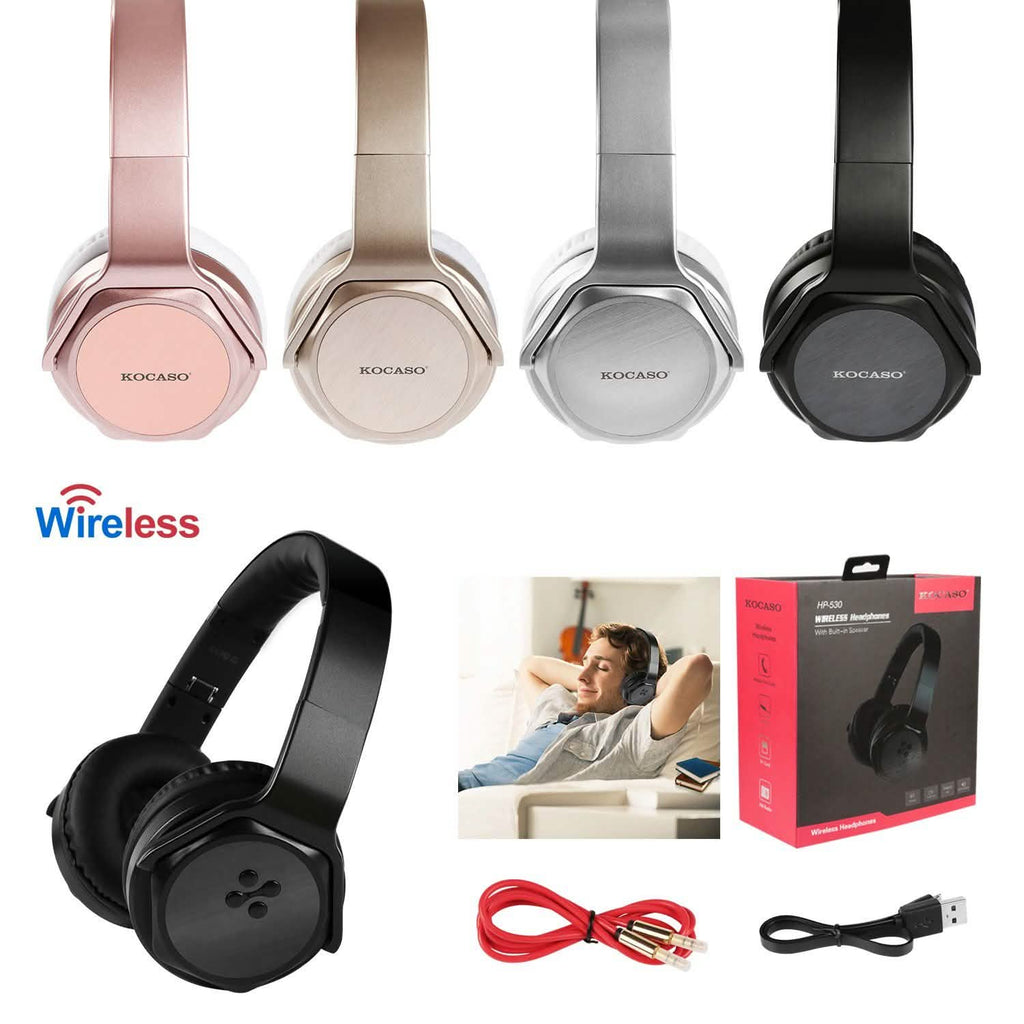 Casque pliable sans fil avec haut-parleur intégré