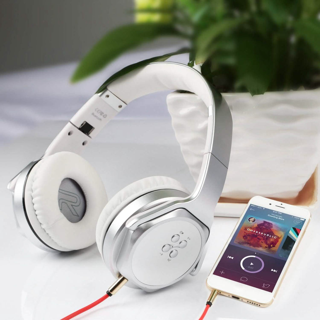 Casque pliable sans fil avec haut-parleur intégré