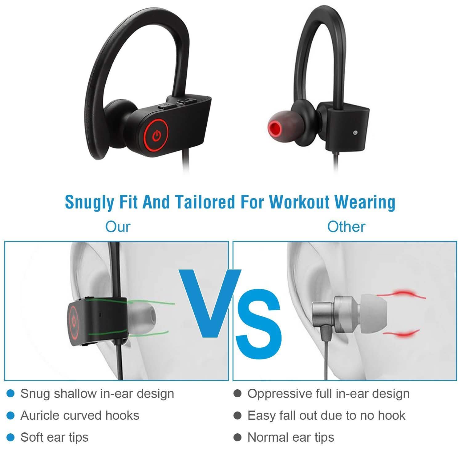 Casque sans fil étanche IPX7