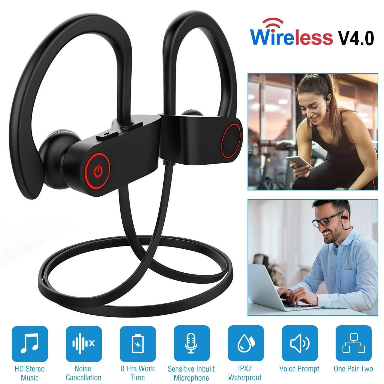 Casque sans fil étanche IPX7
