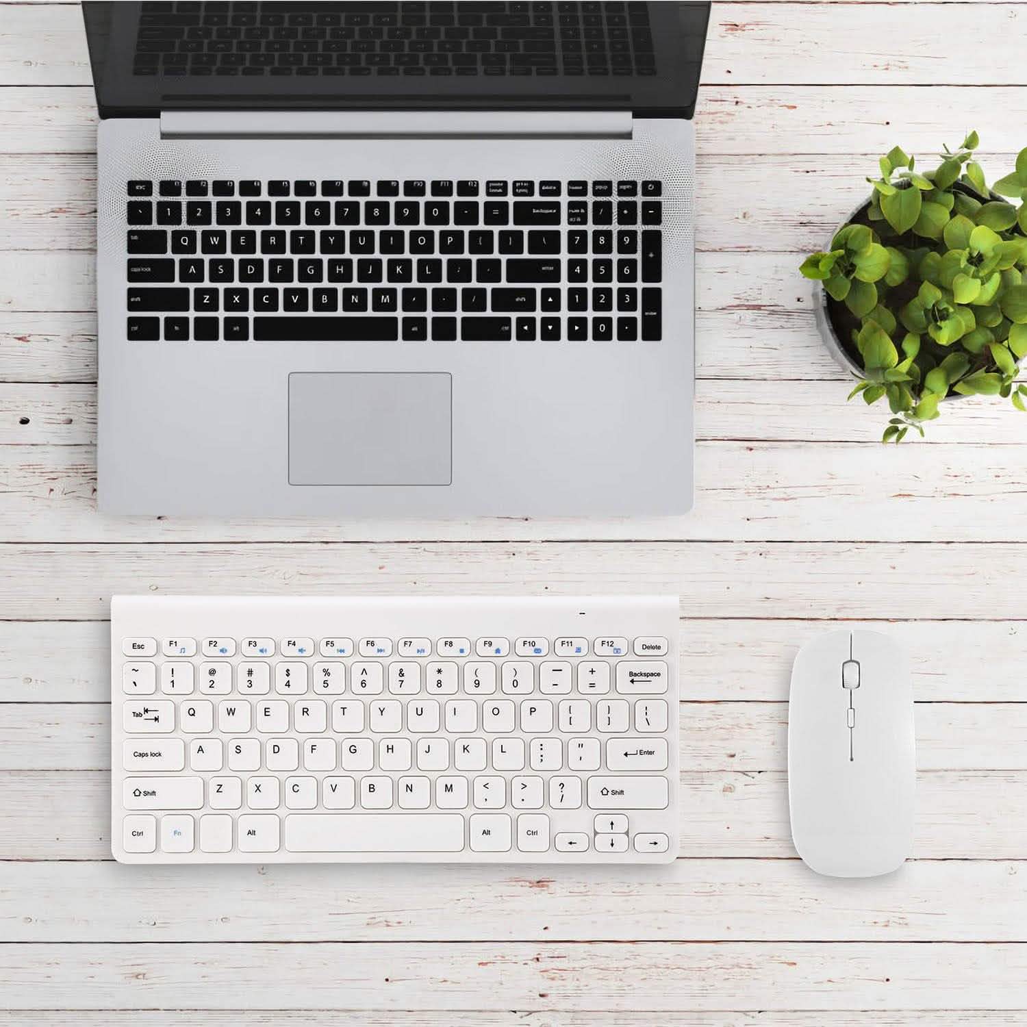 Clavier et souris sans fil 2,4 GHz Clavier et souris multimédia miniatures