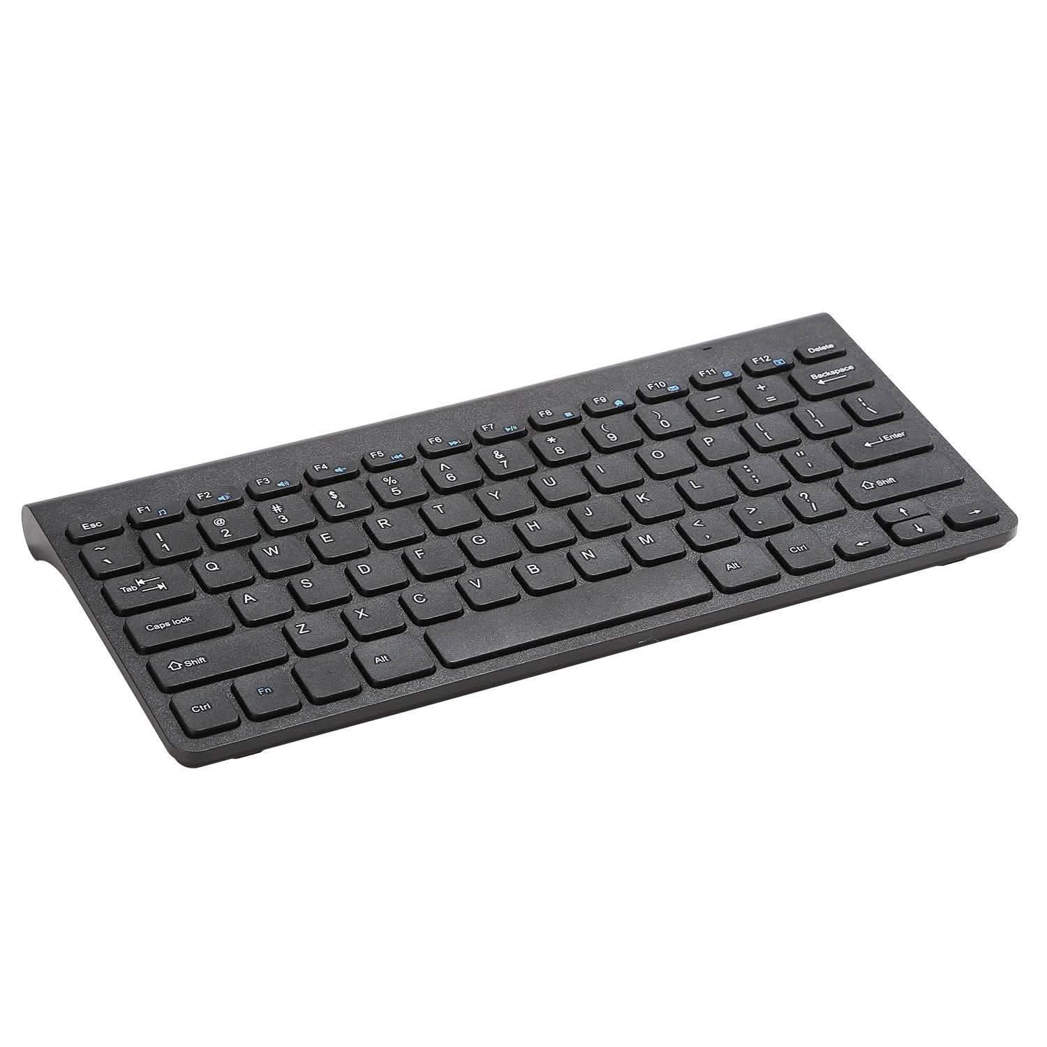 Clavier et souris sans fil 2,4 GHz Clavier et souris multimédia miniatures