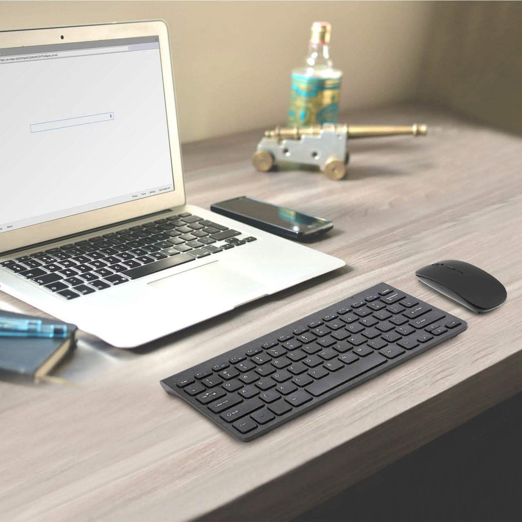 Clavier et souris sans fil 2,4 GHz Clavier et souris multimédia miniatures