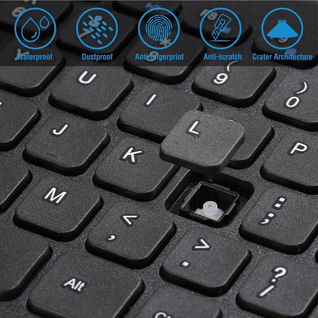 Clavier et souris sans fil 2,4 GHz Clavier et souris multimédia miniatures