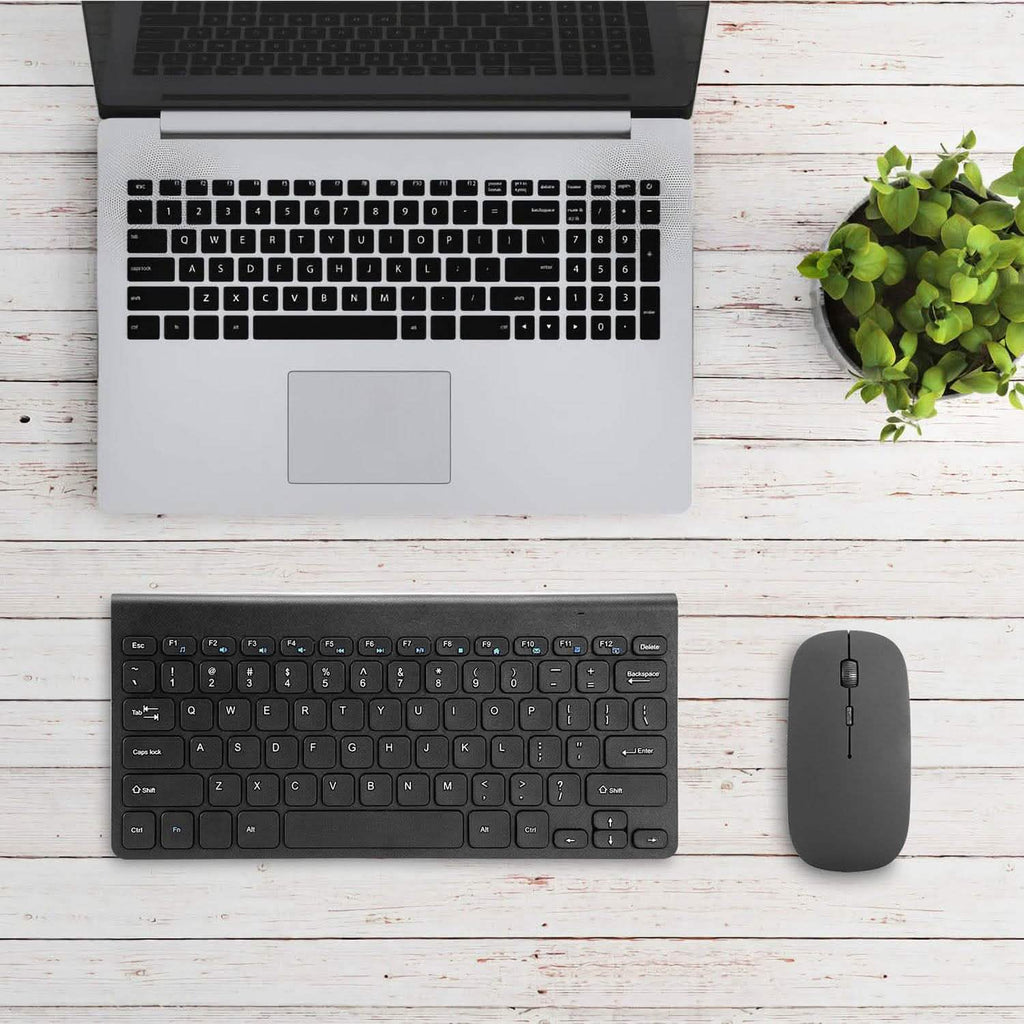 Clavier et souris sans fil 2,4 GHz Clavier et souris multimédia miniatures